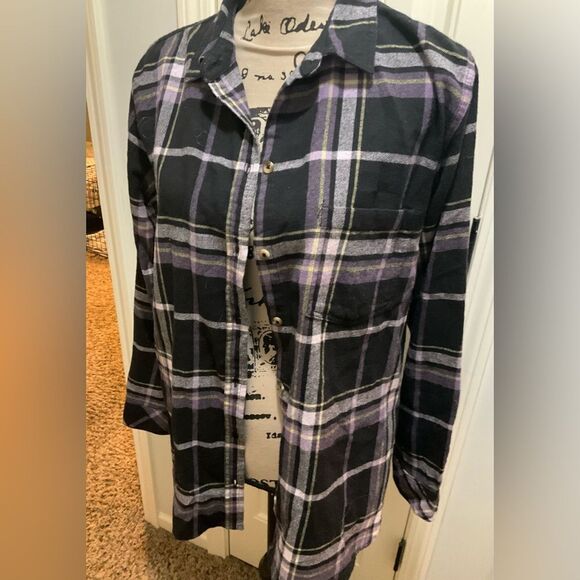 Button Up Flannel Shirt.Sonoma. NWT - Picture 1 of 6